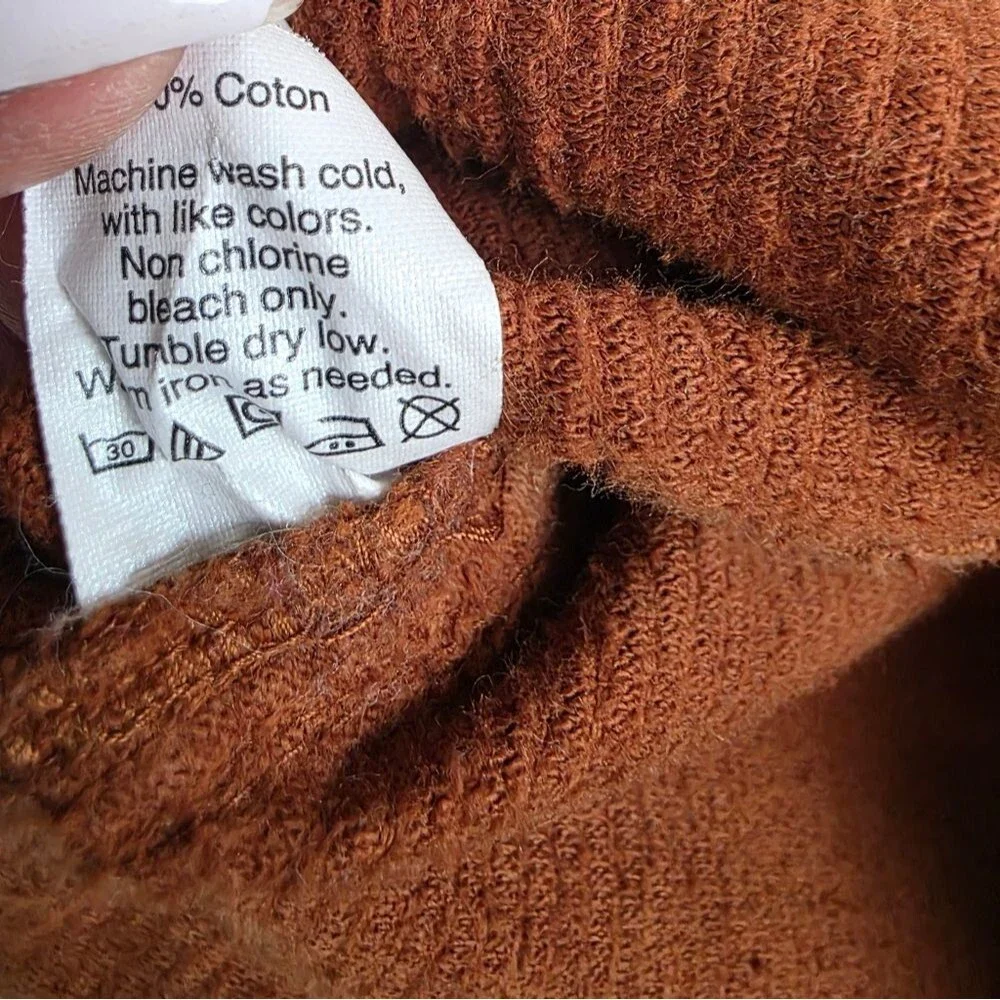 J. Crew Corduroy Brown Cotton Mini Skirt Button Front Women Sz 14